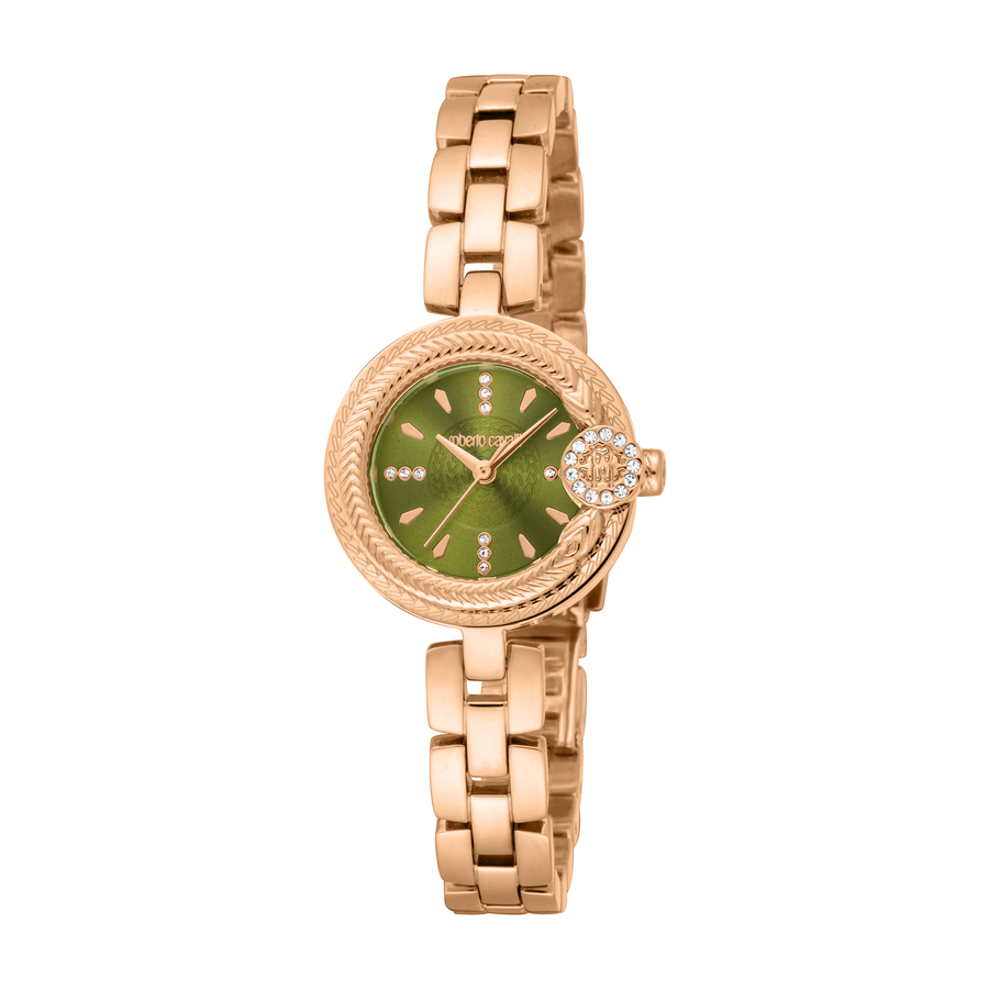 Roberto Cavalli Mini Green Dial Ladies Watch RC5L096M0045