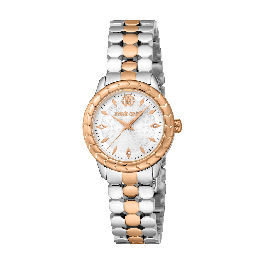 Roberto Cavalli Mini Silver-tone Dial Ladies Watch RC5L097M0065