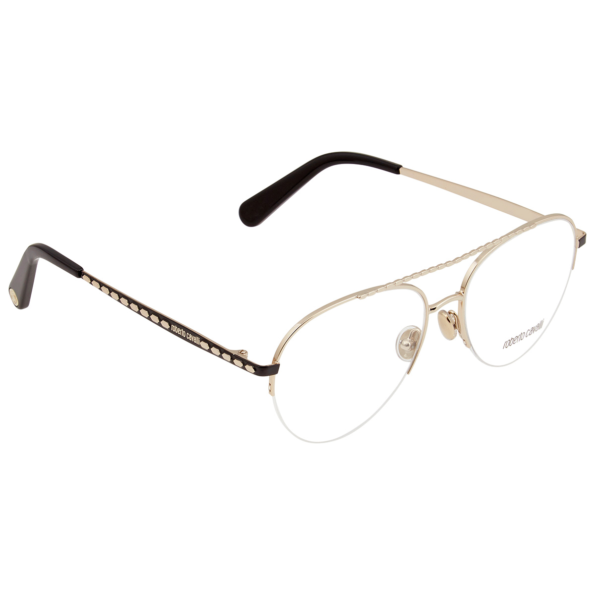 thumbnail image 2 of Roberto Cavalli RC4305-K68-51 Eyeglasses – Unisex Beige Frame – No Case 2 of 2