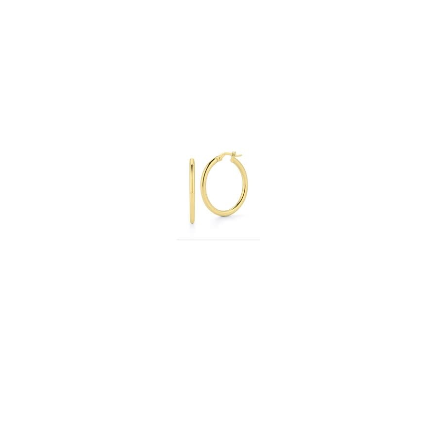 Roberto Coin 18k Yellow Gold The Perfect Hoop Small Earrings - 556025ayer00 In Yellow