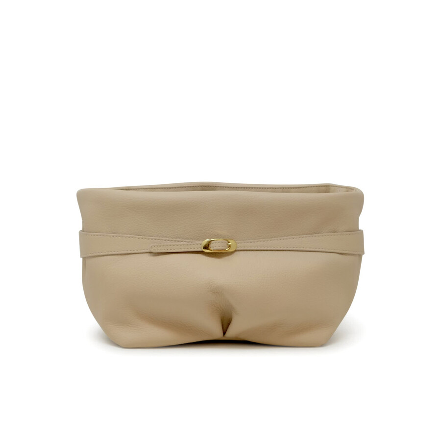 Del Carlo Roberto Leather Bag In Sand