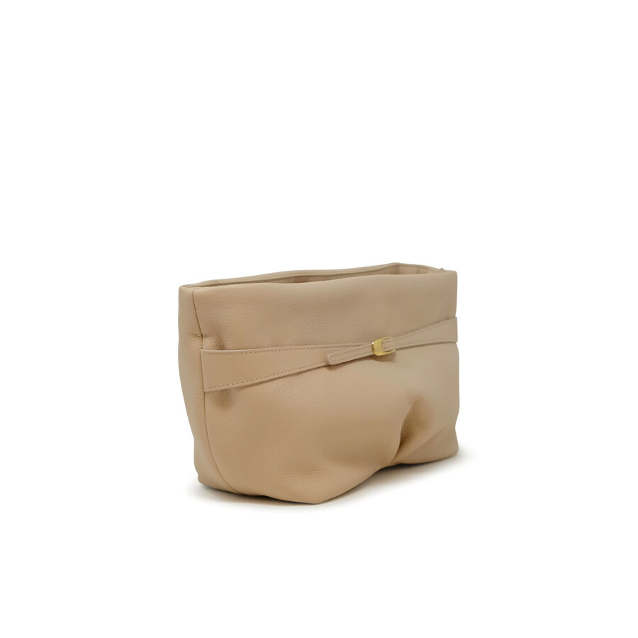 Del Carlo Roberto Leather Bag In Sand