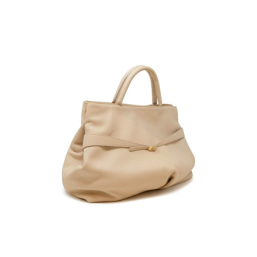 Del Carlo Roberto Leather Bag In Sand
