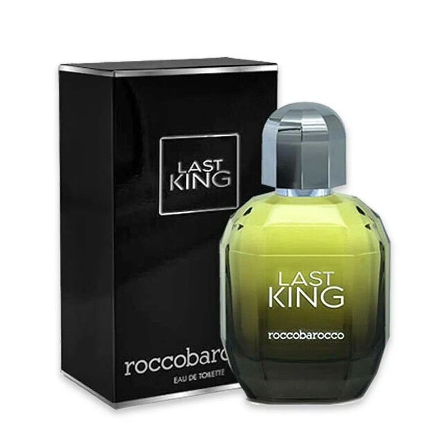 Shop Roccobarocco Men's Last King Edt 3.4 oz Fragrances 8011889075005 In Black / Pink