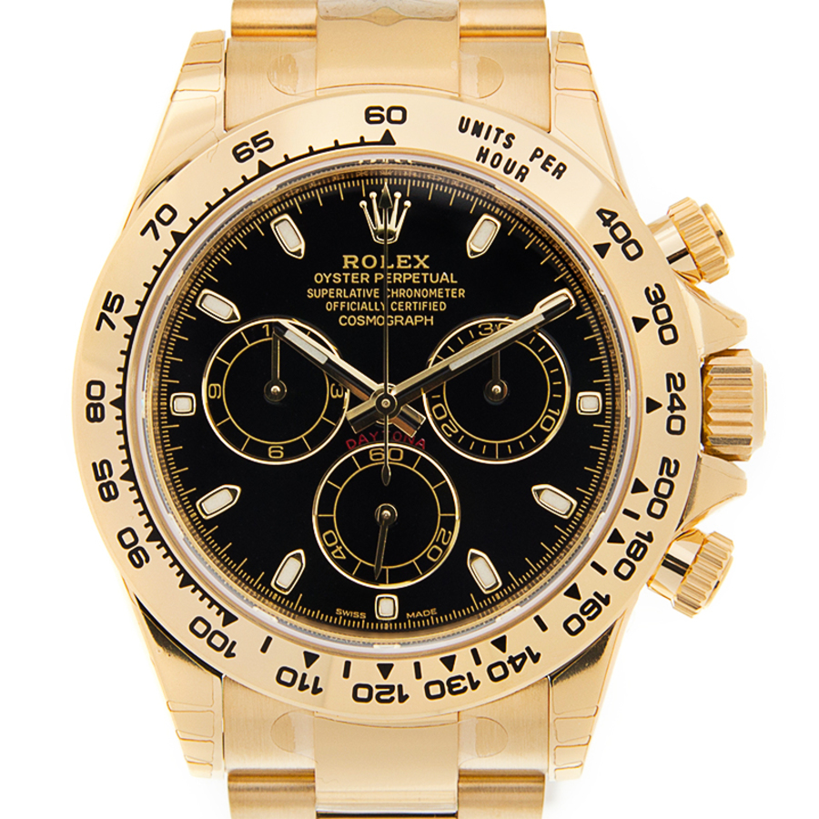Rolex Cosmograph Daytona Black Dial Automatic Men's Chronograph Watch 116508BKSO