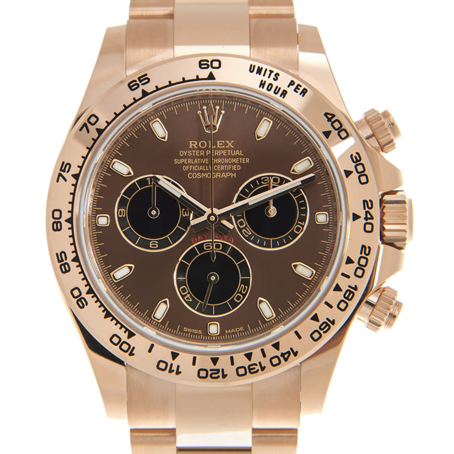 Rolex Cosmograph Daytona Chronograph Automatic Chronometer Brown Dial Men's Watch 116505-0013