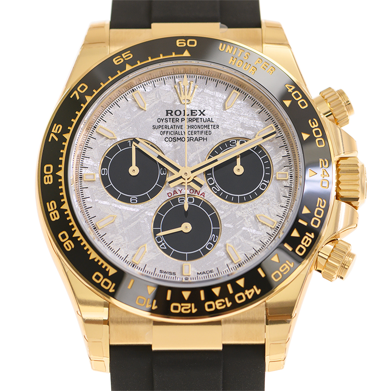 Cosmograph Daytona Chronograph Meteorite Yellow Gold Chronometer Men's Watch m126518ln-0016