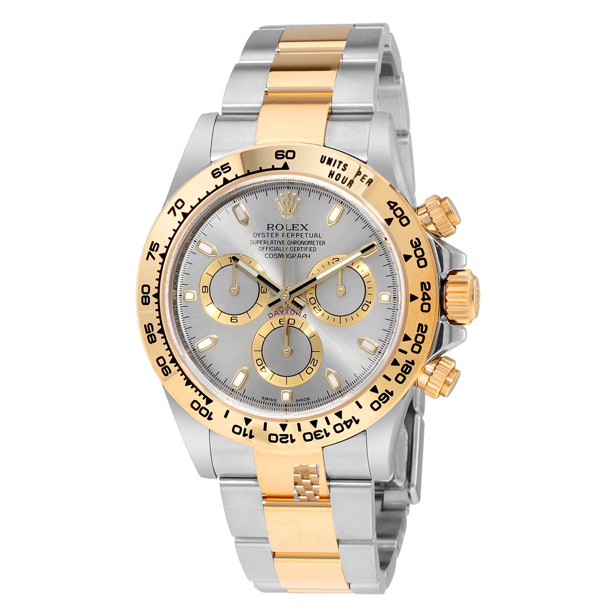 Rolex Cosmograph Daytona Grey Dial Steel and 18K Yellow Gold Automatic Men's Watch 116503GYSO