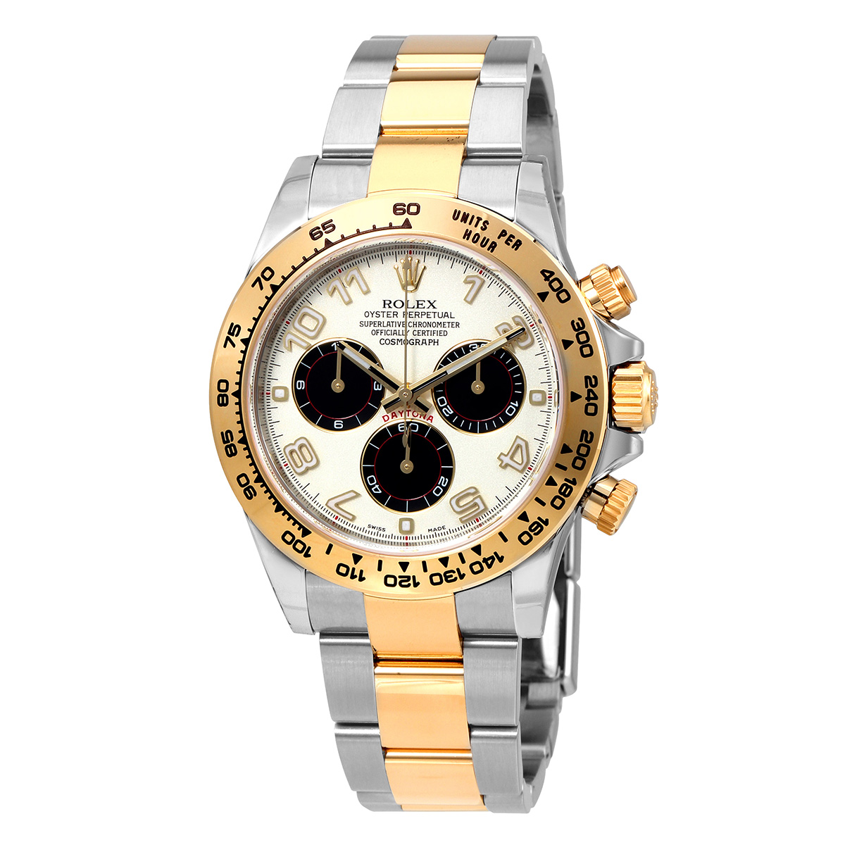 Rolex Cosmograph Daytona Stainless Steel and 18K Yellow Gold Automatic Men's Watch 116503IBKAO