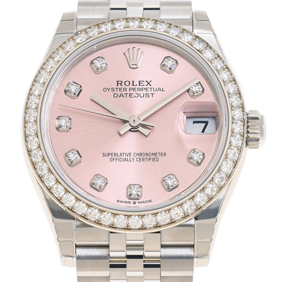 Datejust 31 Automatic Diamond Pink Dial Ladies Watch