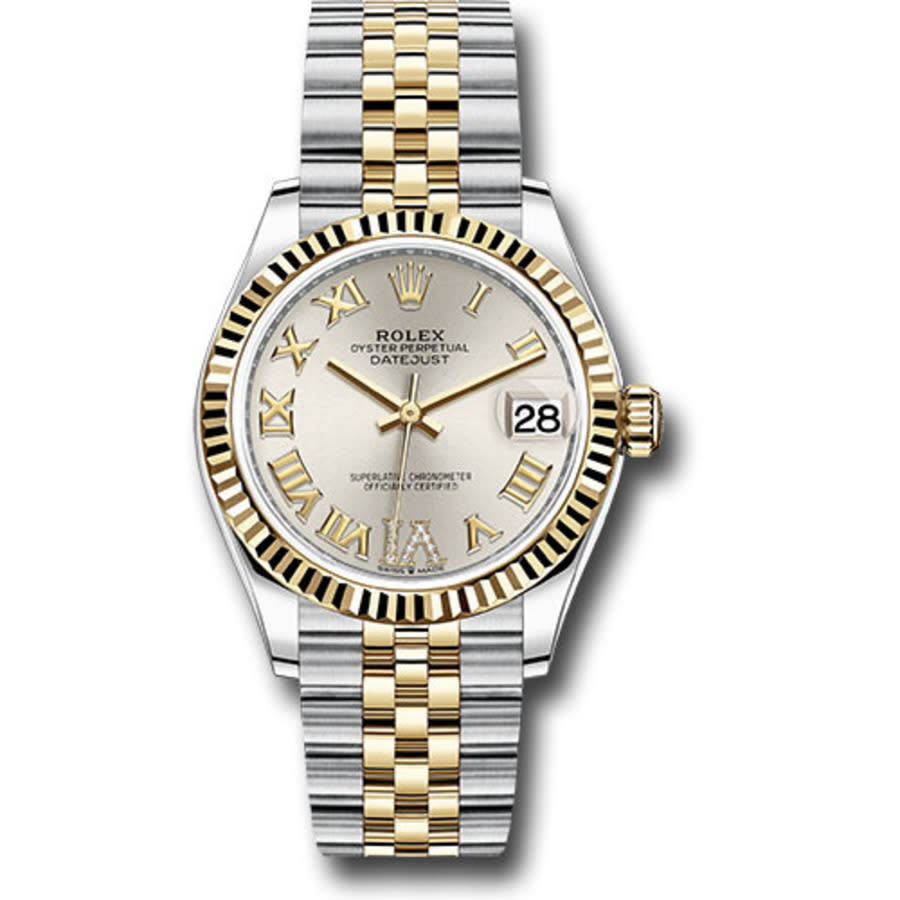 Rolex Datejust 31 Automatic Diamond Silver Dial Ladies Watch 278273SRJ