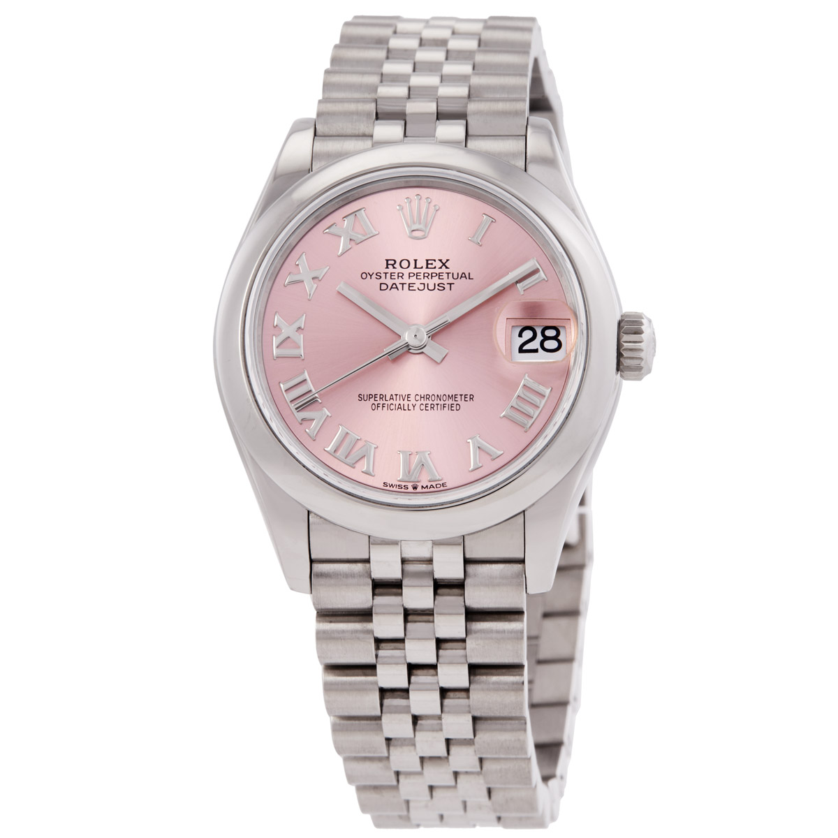 Rolex Datejust 31 Automatic Pink Dial Ladies Watch 278240PRJ