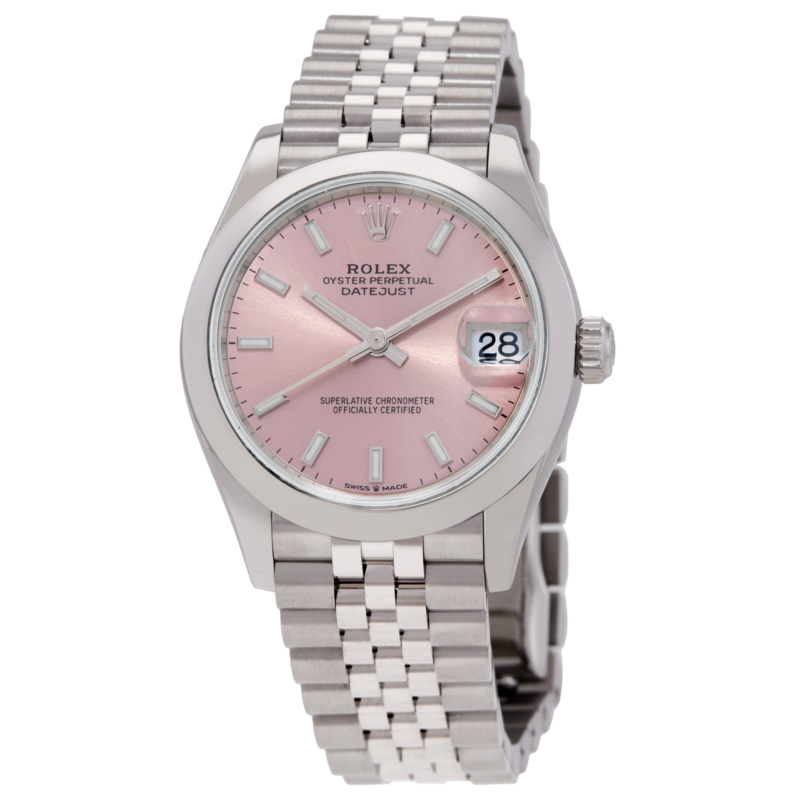 Rolex Datejust 31 Automatic Pink Dial Ladies Watch 278240PSJ
