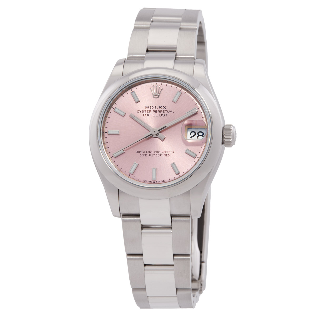 Rolex Datejust 31 Automatic Pink Dial Ladies Watch 278240PSO
