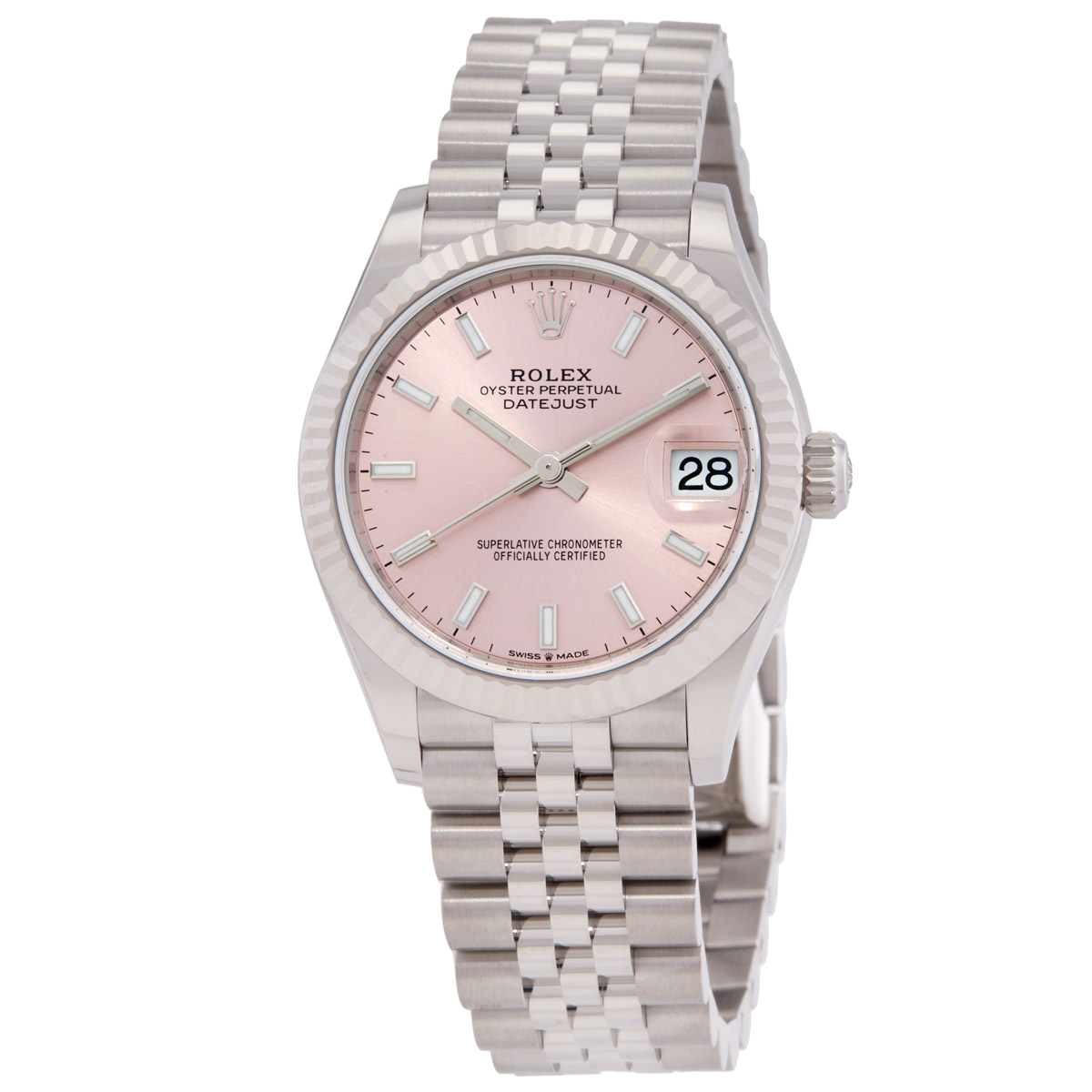 Rolex Datejust 31 Automatic Pink Dial Ladies Watch 278274PSJ