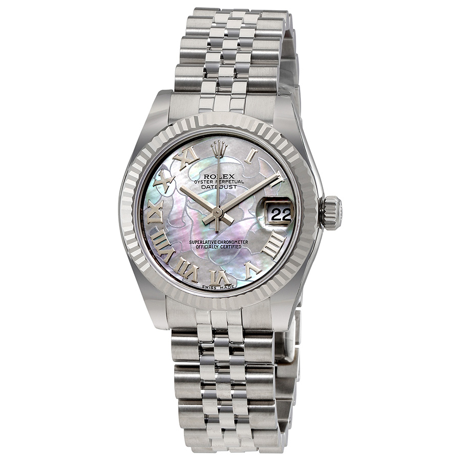 Rolex Datejust 31 Goldust Dream Mother of Pearl 18K White Gold Bezel Ladies Watch 178274GDMRJ