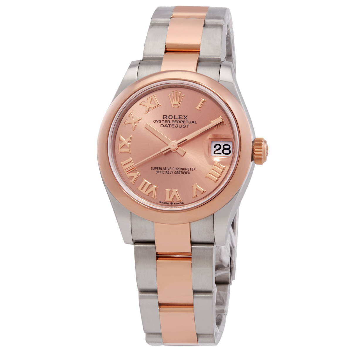 Rolex Datejust 31 Rose Dial Automatic Ladiess Steel and 18kt Everose Gold Oyster Watch 278241PRO