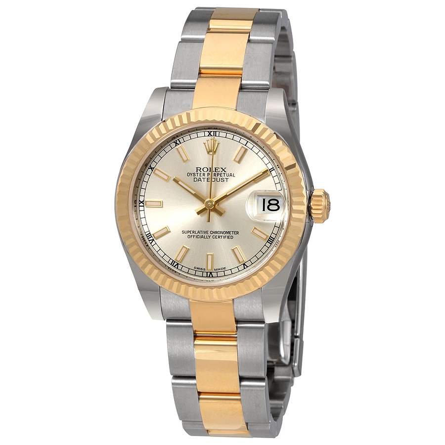 Rolex Datejust 31 Silver Automatic Ladies Watch 178273SSO