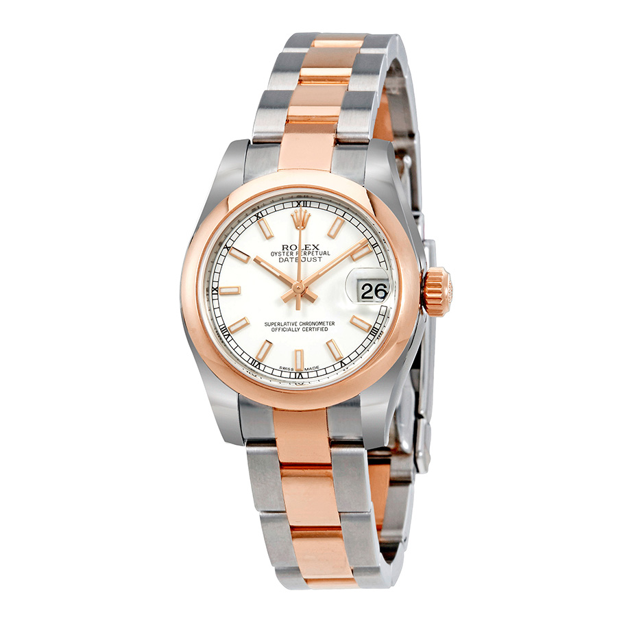 Rolex Datejust 31 White Dial Steel and 18K Everose Gold Ladies Watch 178241WSO