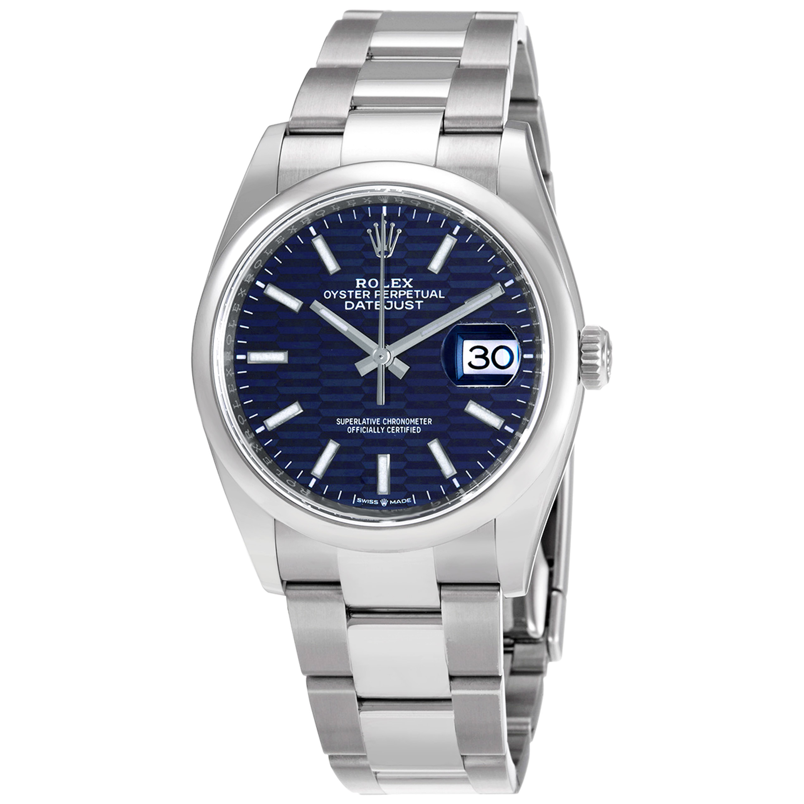 Rolex Datejust 36 Automatic Chronometer Blue Dial Ladies Watch 126200BLFSO