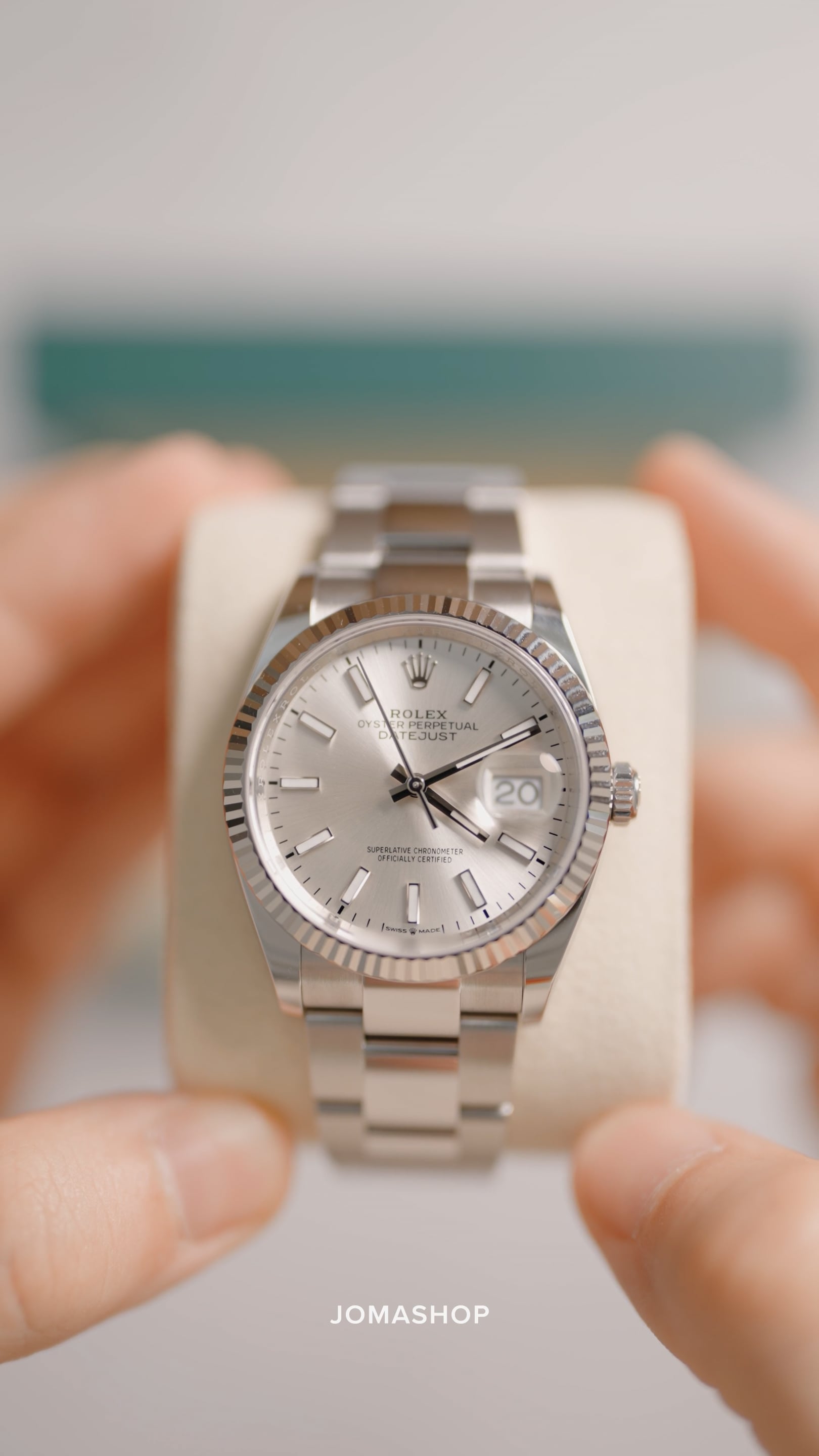 Rolex Datejust 36 Automatic Silver Dial Ladies Oyster Watch