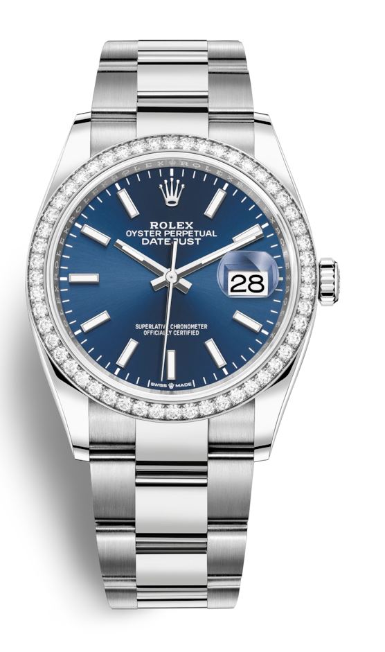 Datejust 36 Blue Dial Automatic Unisex Oyster Watch
