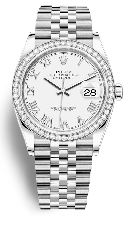 Datejust 36 White Dial Automatic Unisex Jubilee Watch