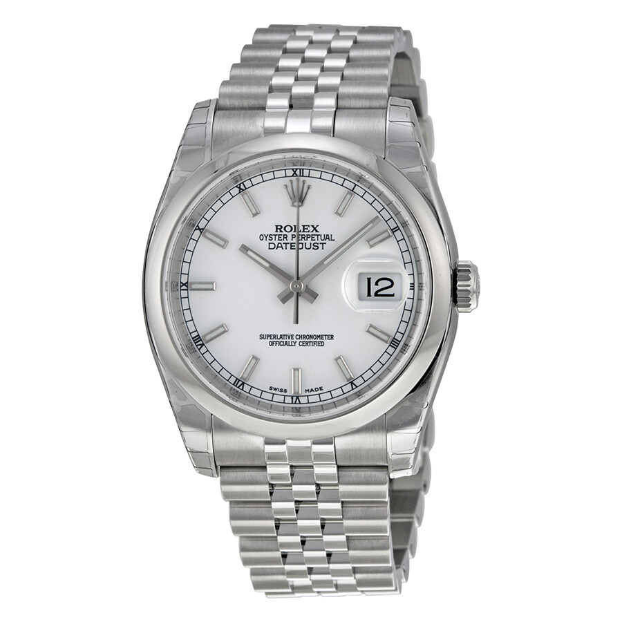 ゆう36 Rolex Datejust 36 Silver Index Dial Jubilee Band Circa 1989
