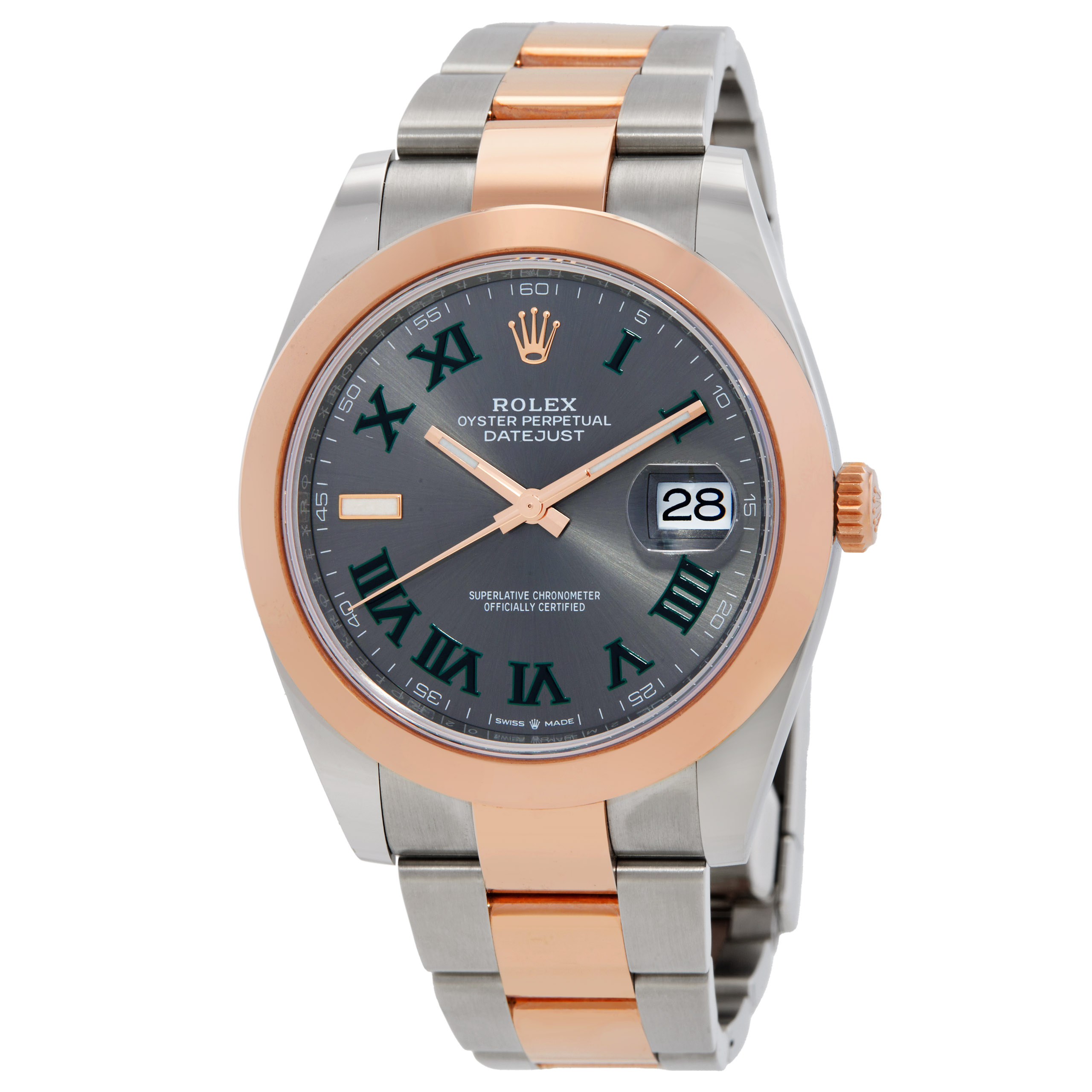 Rolex Datejust 41 Automatic Chronometer Grey Dial Men's Watch