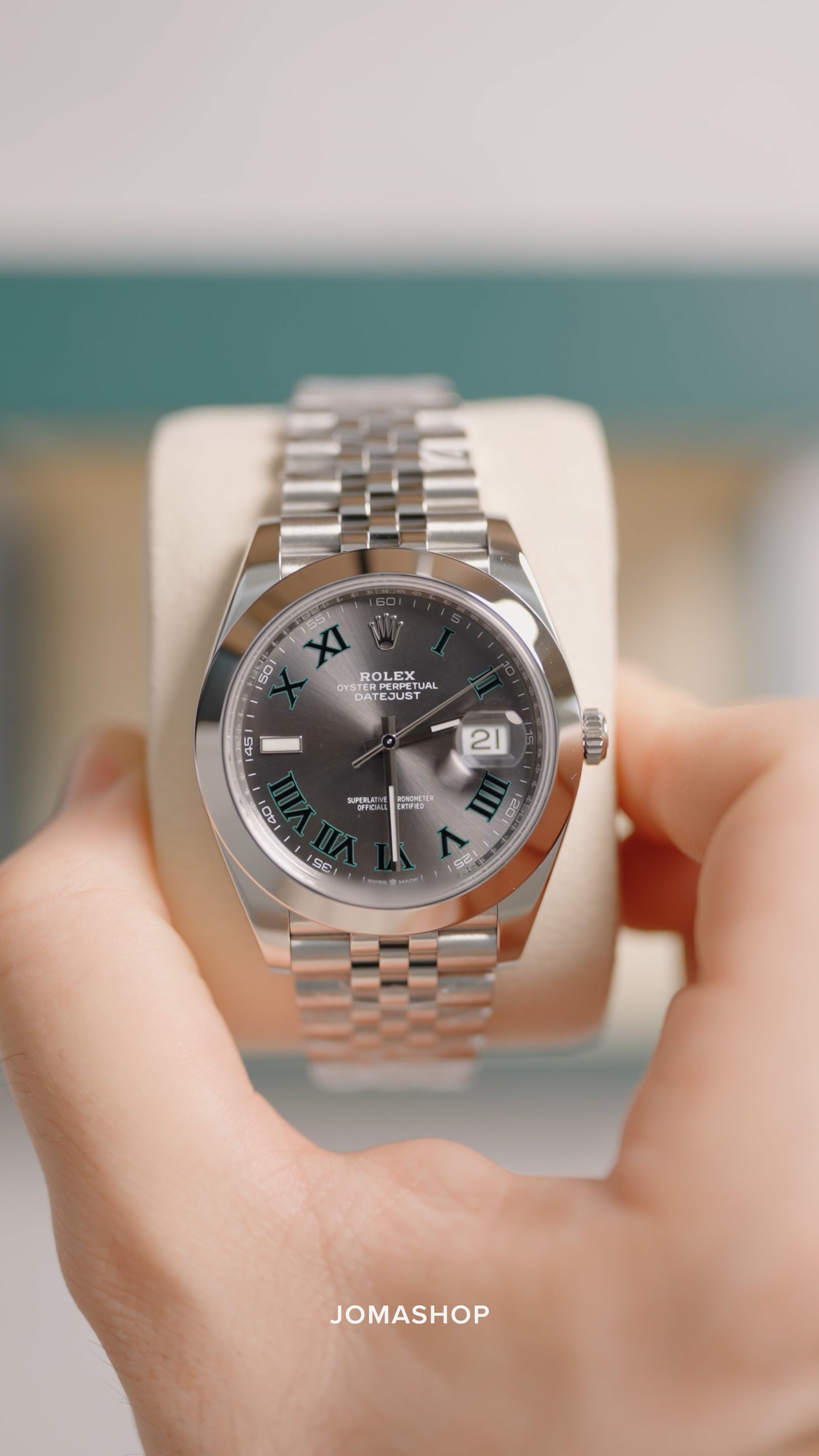 Rolex Datejust 41 Slate Dial Automatic Men's Jubilee Watch