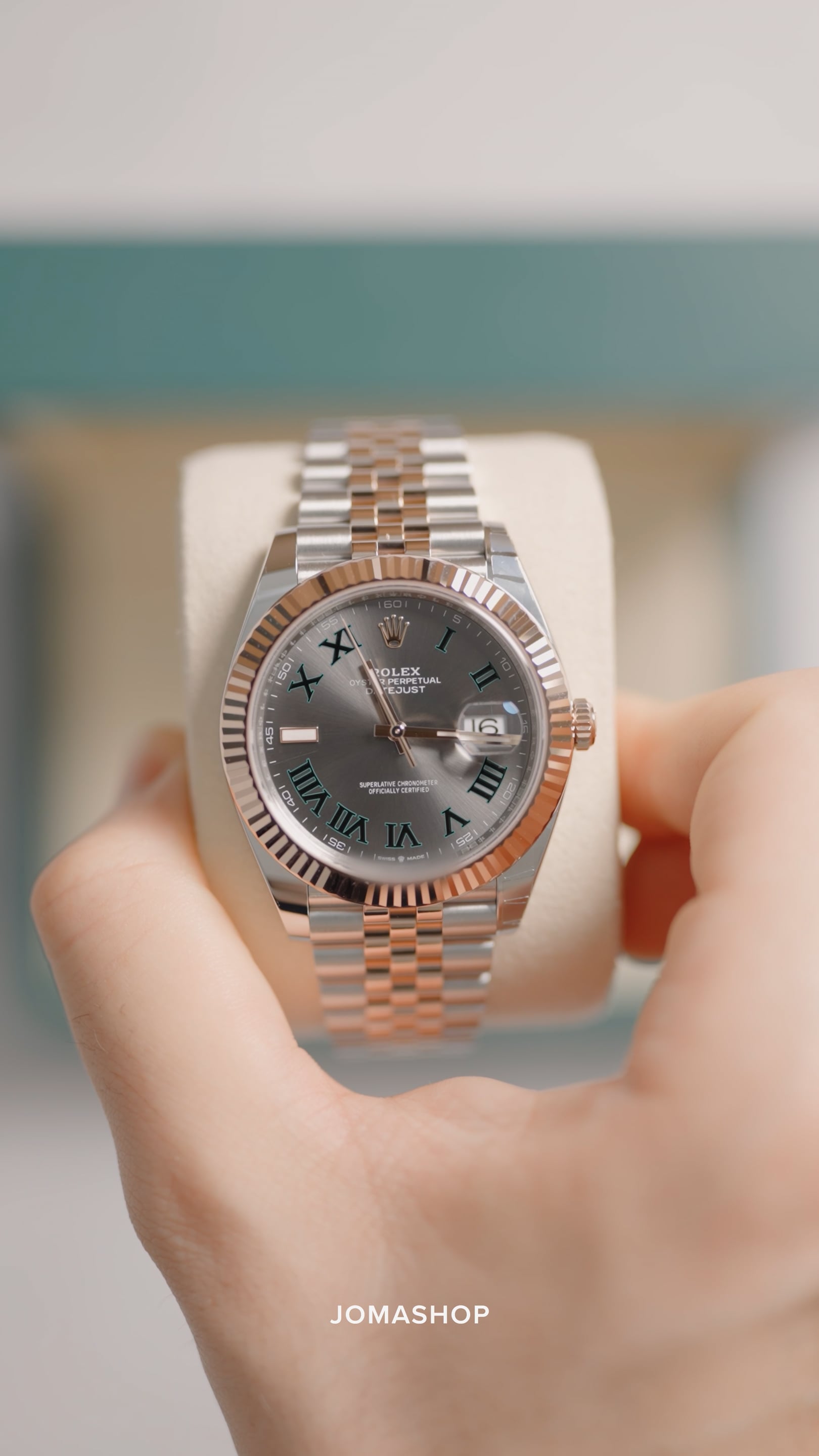 Rolex Datejust 41 Slate Dial Automatic Men's Steel and 18k Everose