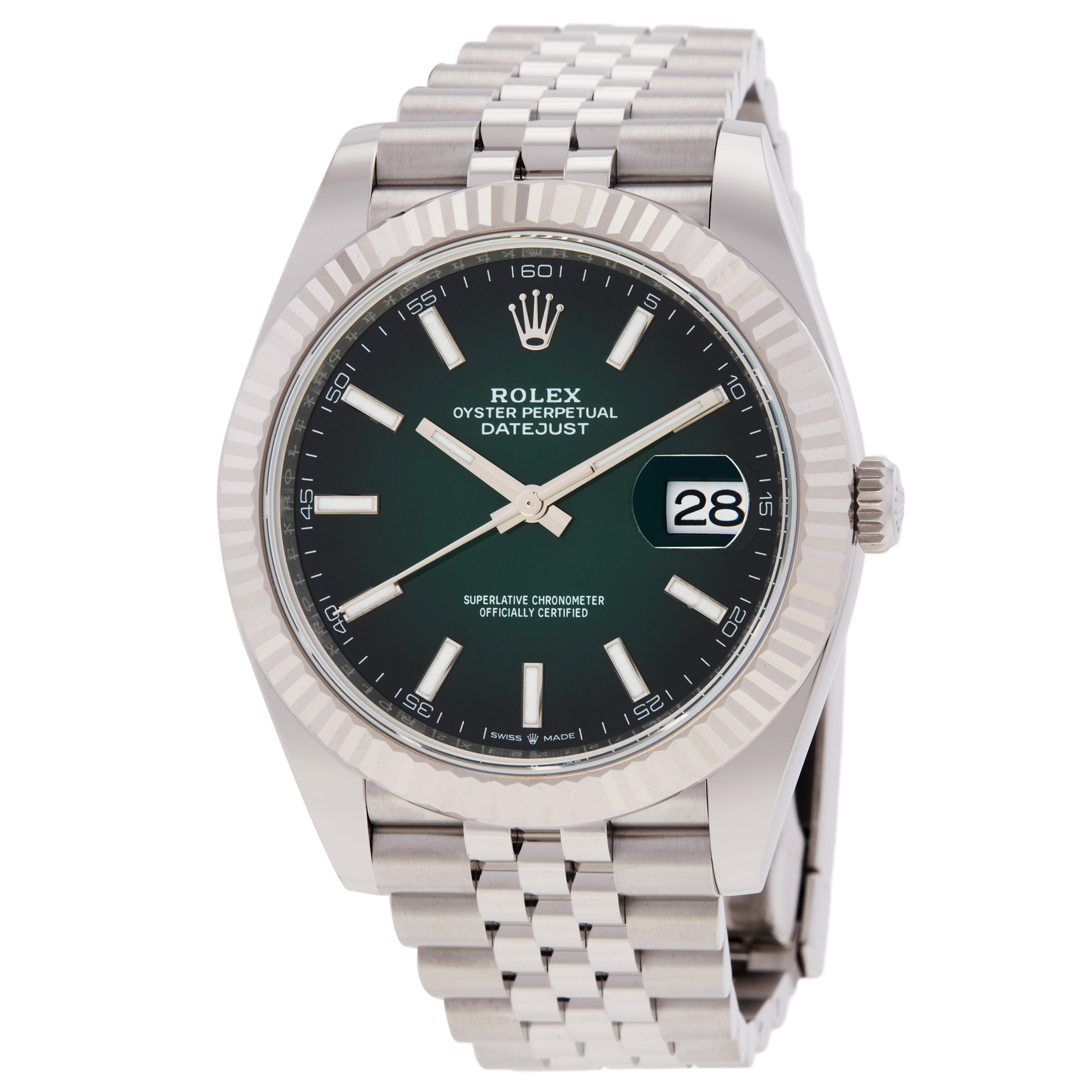 Rolex Datejust Automatic Green Dial Men's Watch M126334-0034