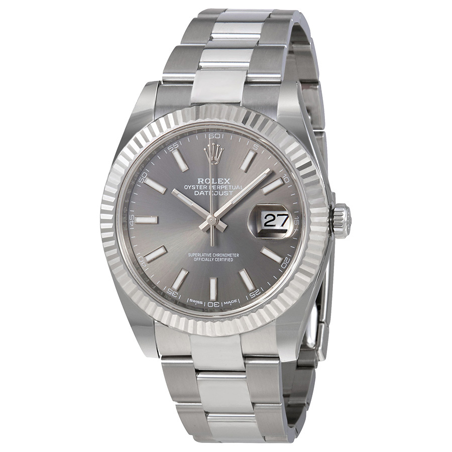 Rolex Datejust Dark Rhodium Automatic Men's Oyster Watch 126334RSO
