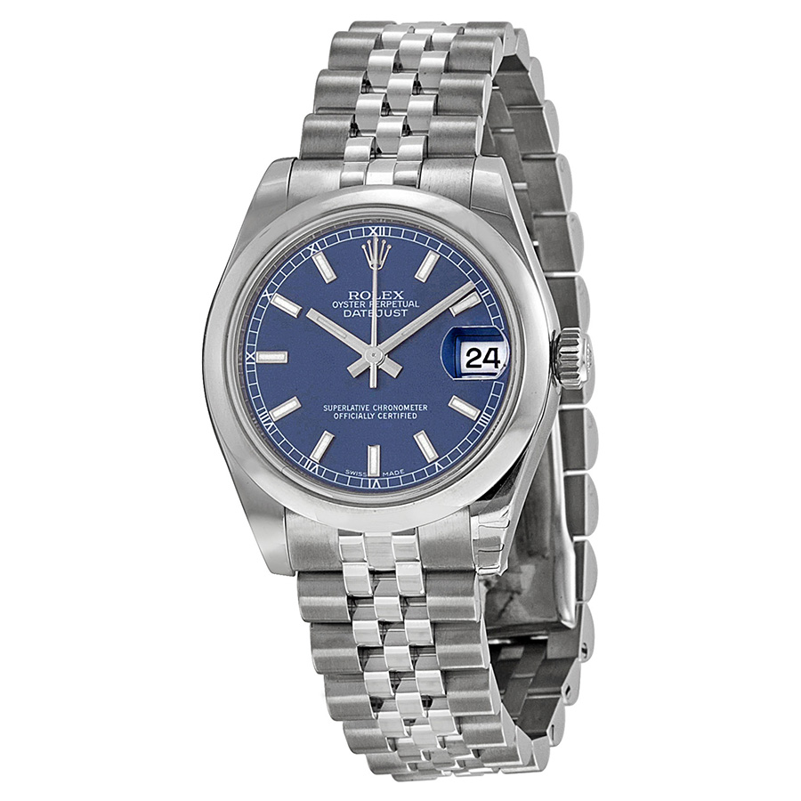Rolex Datejust Lady 31 Blue Dial Stainless Steel Jubilee Bracelet Automatic Watch 178240BLSJ