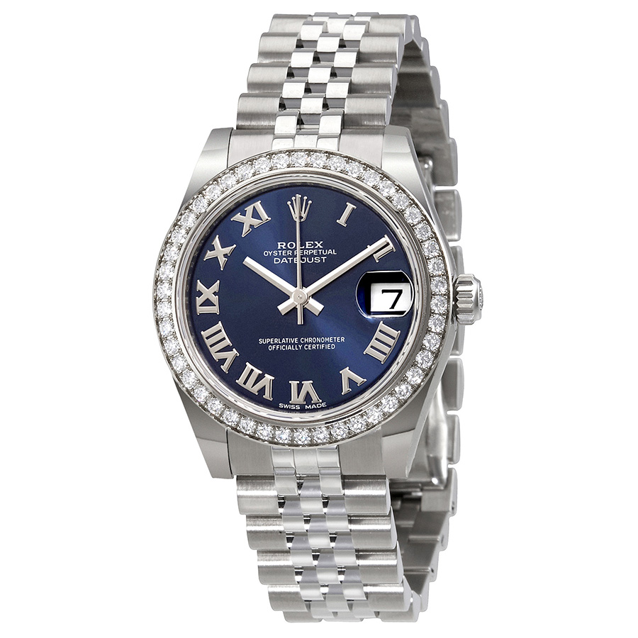 Rolex Datejust Lady 31 Blue Dial Stainless Steel Jubilee Bracelet Automatic Watch 178384BLRJ