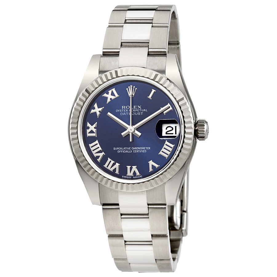 Rolex Datejust Lady 31 Blue Dial Stainless Steel Oyster Bracelet Automatic Watch 178274BLRO