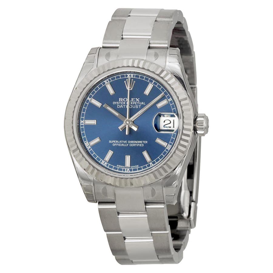 Rolex Datejust Lady 31 Blue Dial Stainless Steel Oyster Bracelet Automatic Watch 178274BLSO
