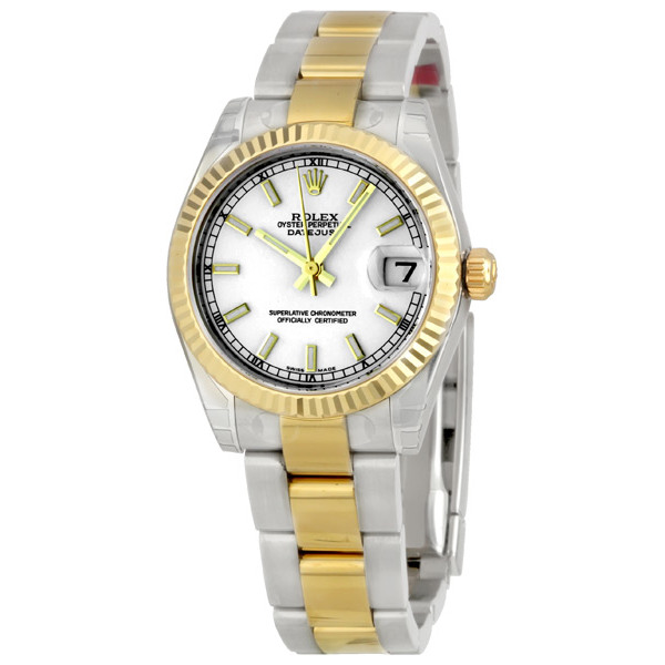 Rolex Datejust Lady 31 Champagne Dial Stainless Steel and 18K Yellow Gold Oyster Bracelet Automatic Watch 178273WSO