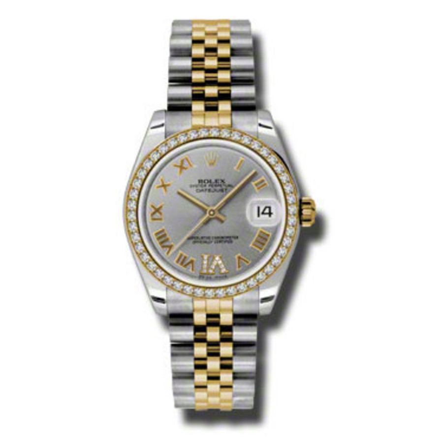 Rolex Datejust Lady 31 Grey Dial Stainless Steel and 18K Yellow Gold Jubilee Bracelet Automatic Watch 178383GRDJ