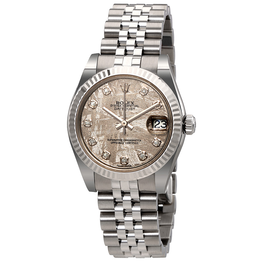 Rolex Datejust Lady 31 Meteorite With Diamonds Dial Stainless Steel Jubilee Bracelet Automatic Watch 178274MTDJ