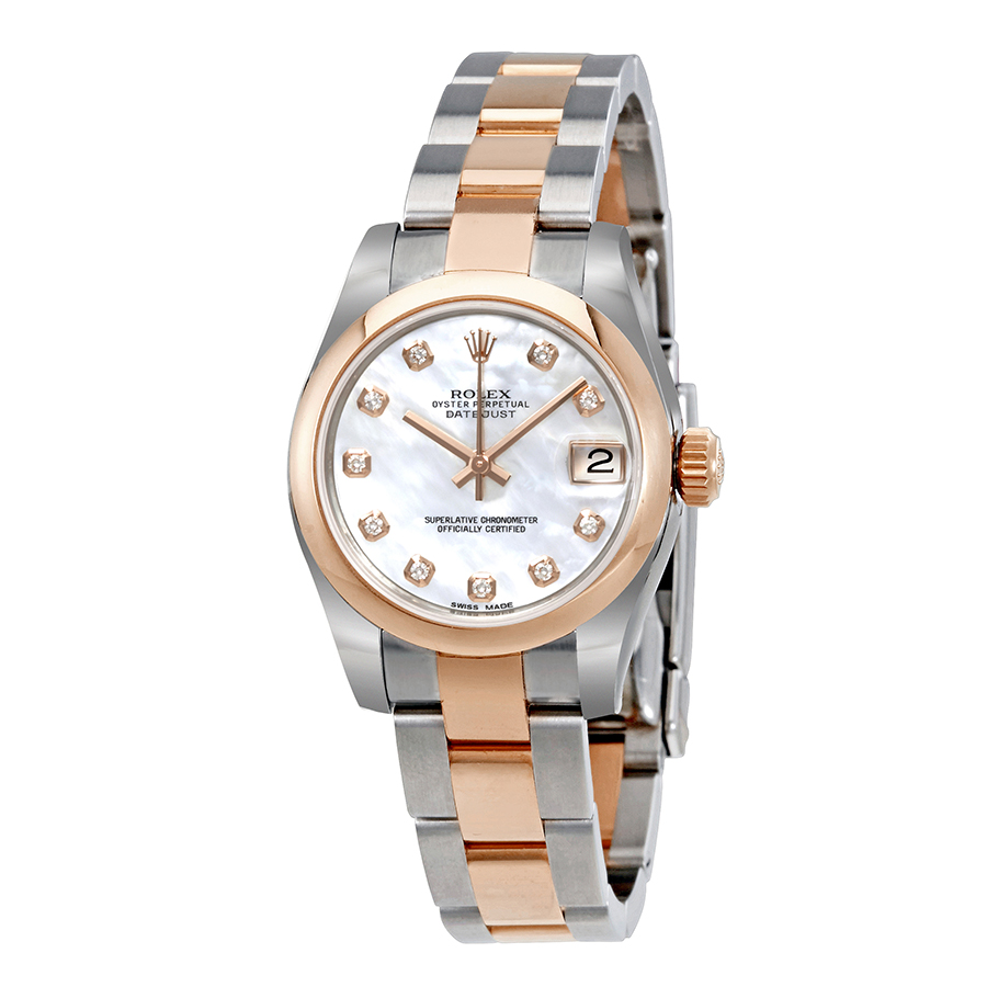 Rolex Datejust Lady 31 Mother of Pearl Dial Stainless Steel and 18K Everose Gold Oyster Bracelet Automatic Watch 178241MDO