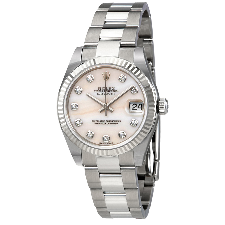 Rolex Datejust Lady 31 Mother of Pearl Dial Stainless Steel Oyster Bracelet Automatic Watch 178274MDO