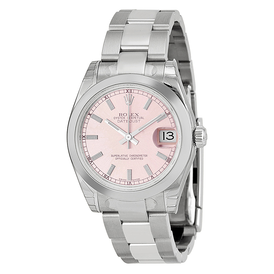 Rolex Datejust Lady 31 Pink Dial Stainless Steel Oyster Bracelet Automatic Watch 178240PSO
