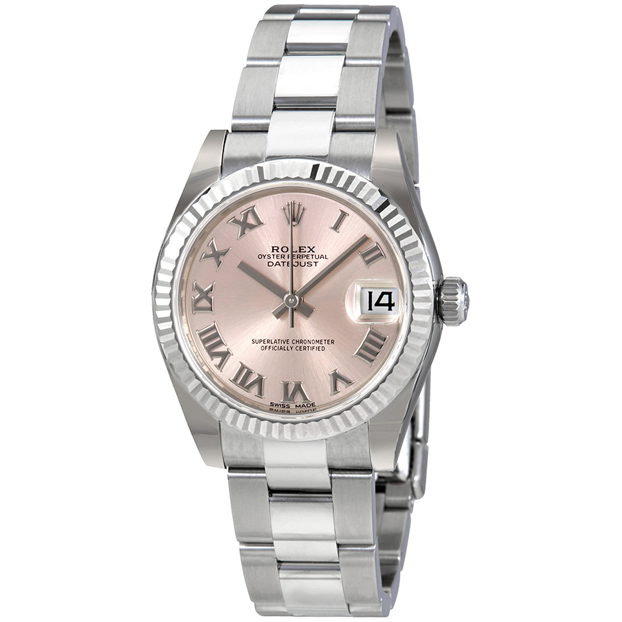 Rolex Datejust Lady 31 Pink Dial Stainless Steel Oyster Bracelet Automatic Watch 178274PRO