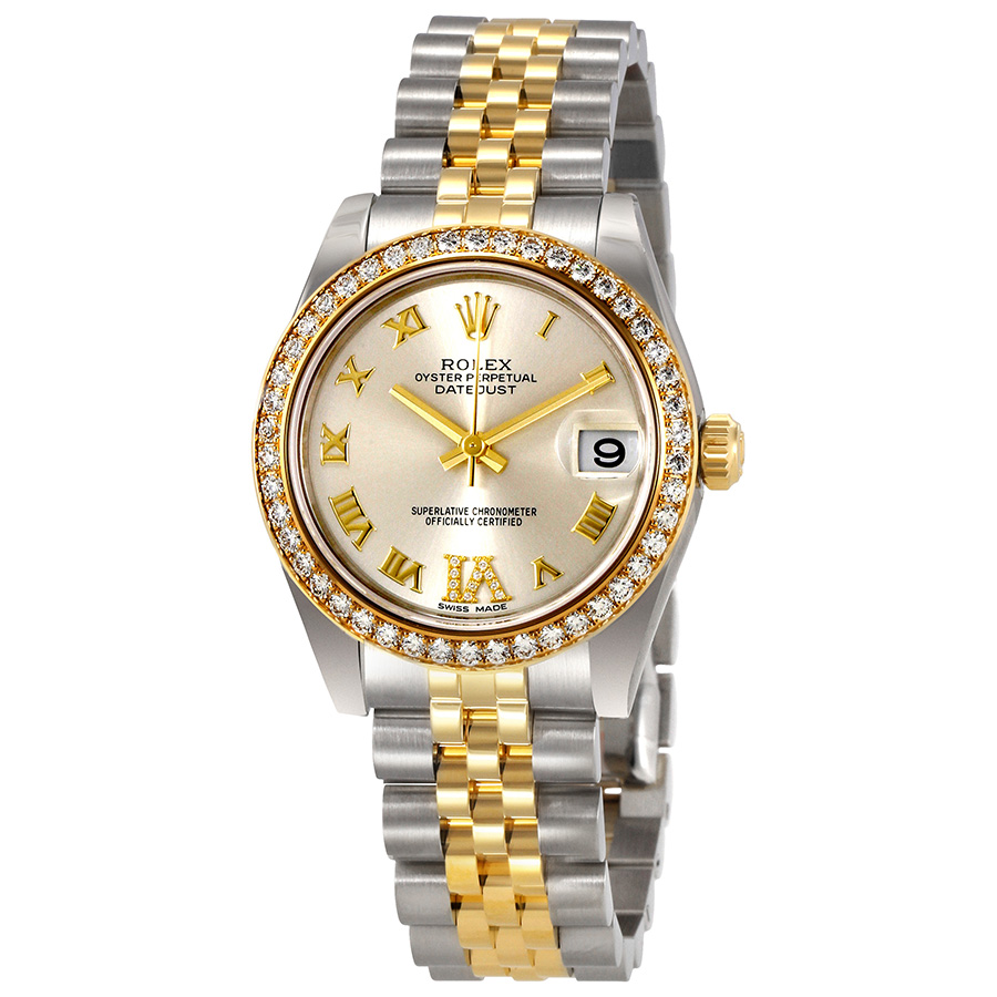 Rolex Datejust Lady 31 Silver Dial Stainless Steel and 18K Yellow Gold Jubilee Bracelet Automatic Watch 178383SRDJ