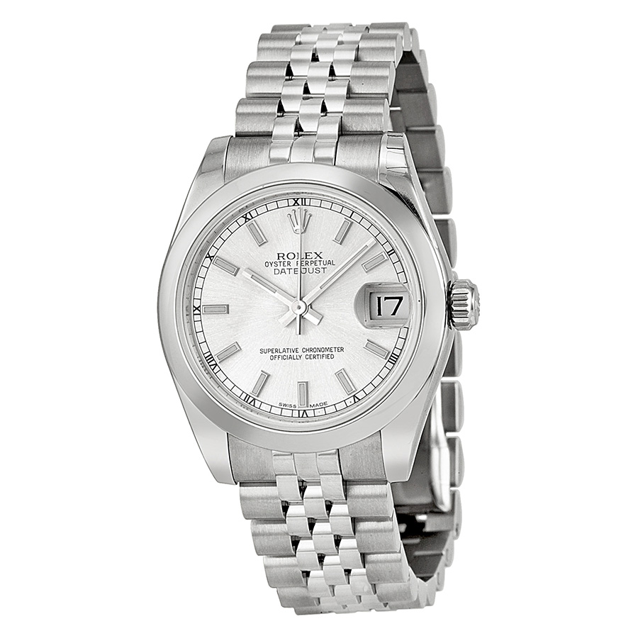 Rolex Datejust Lady 31 Silver Dial Stainless Steel Jubilee Bracelet Automatic Watch 178240SSJ