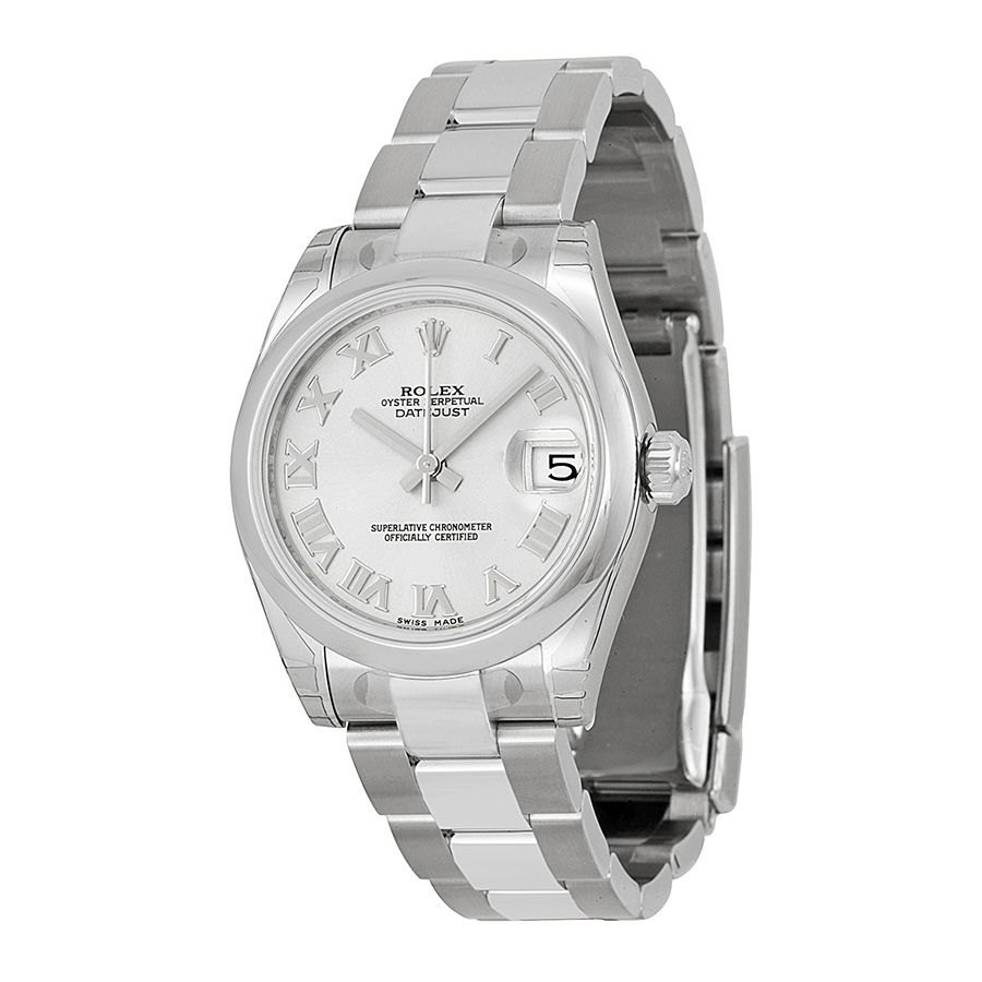 Rolex Datejust Lady 31 Silver Dial Stainless Steel Oyster Bracelet Automatic Watch 178240SRO