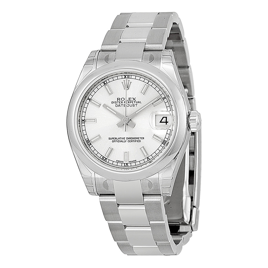 Rolex Datejust Lady 31 Silver Dial Stainless Steel Oyster Bracelet Automatic Watch 178240SSO