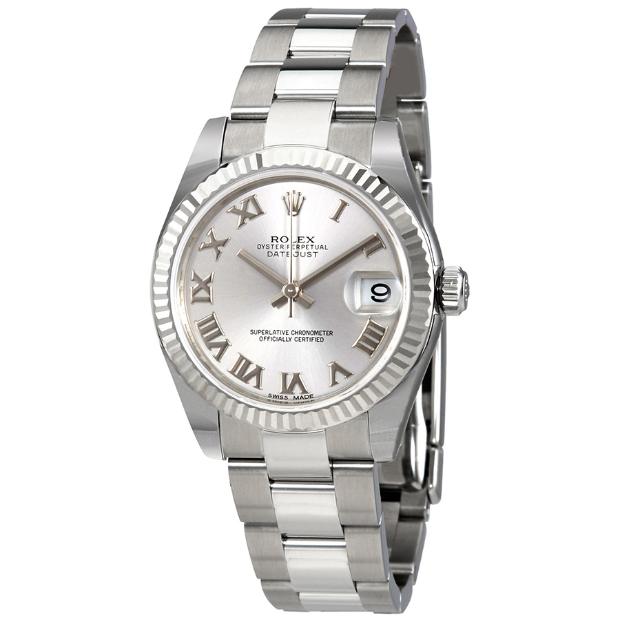 Rolex Datejust Lady 31 Silver Dial Stainless Steel Oyster Bracelet Automatic Watch 178274SRO