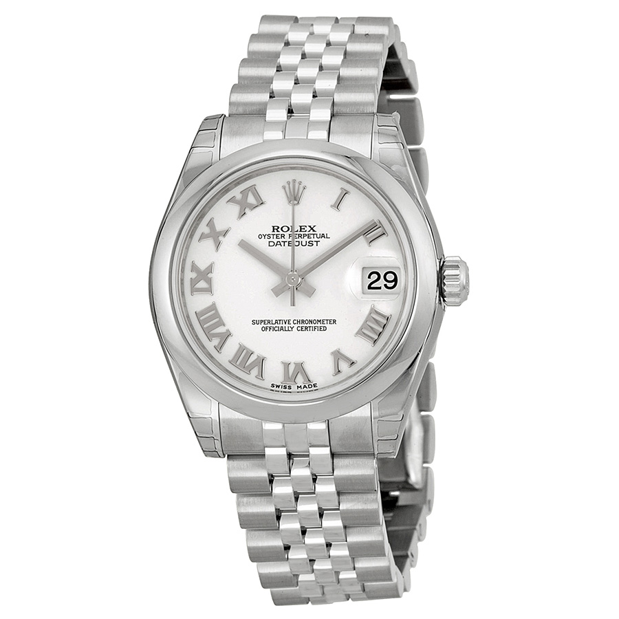 Rolex Datejust Lady 31 White Dial Stainless Steel Jubilee Bracelet Automatic Watch 178240WRJ